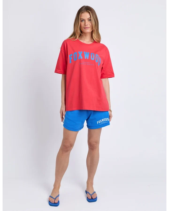 Interval Tee - Red/Blue