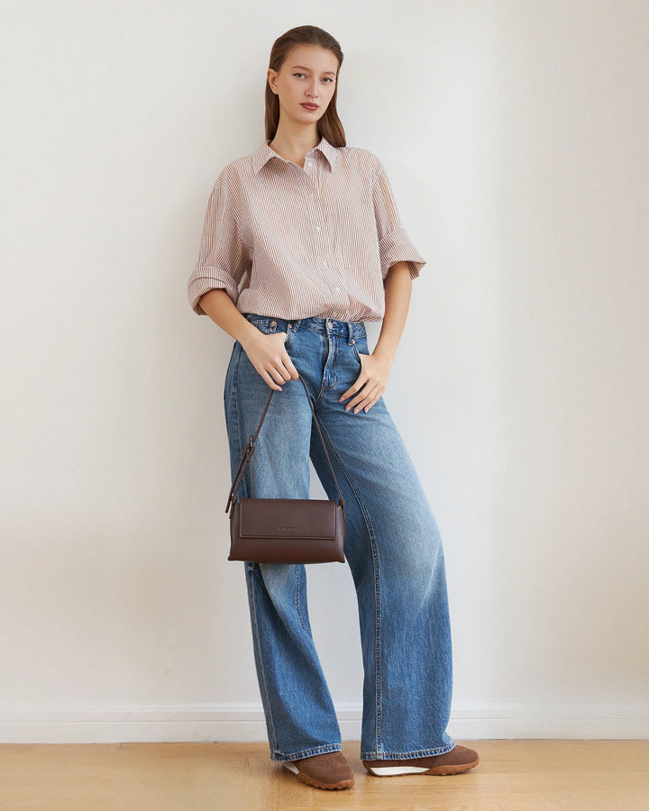 Sophia Crossbody Bag - Chocolate