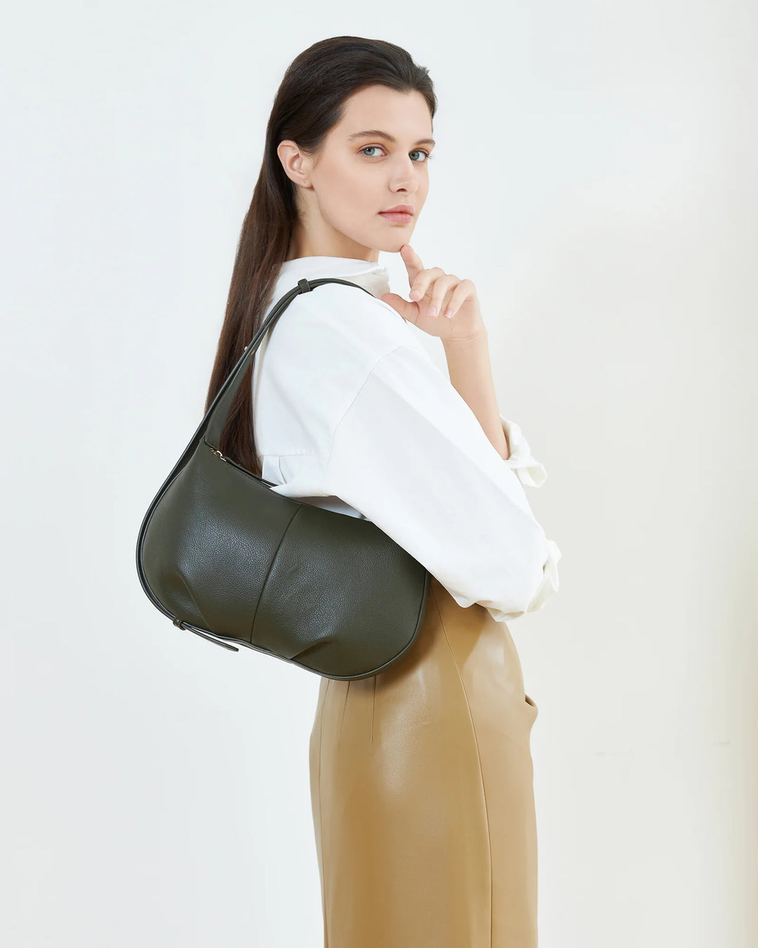 Olivia Shoulder Bag - Olive