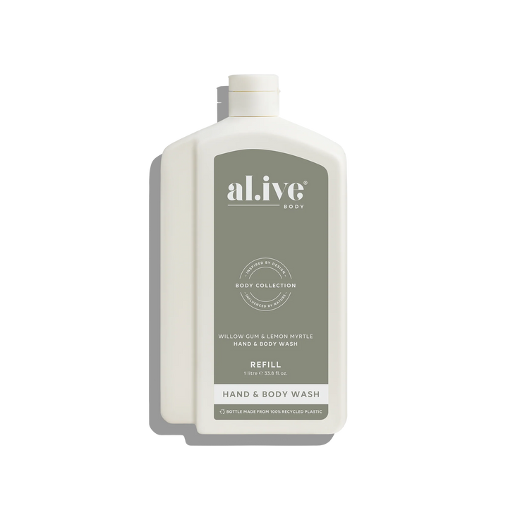 1 L WASH REFILL - WILLOW GUM & LEMON MYRTLE