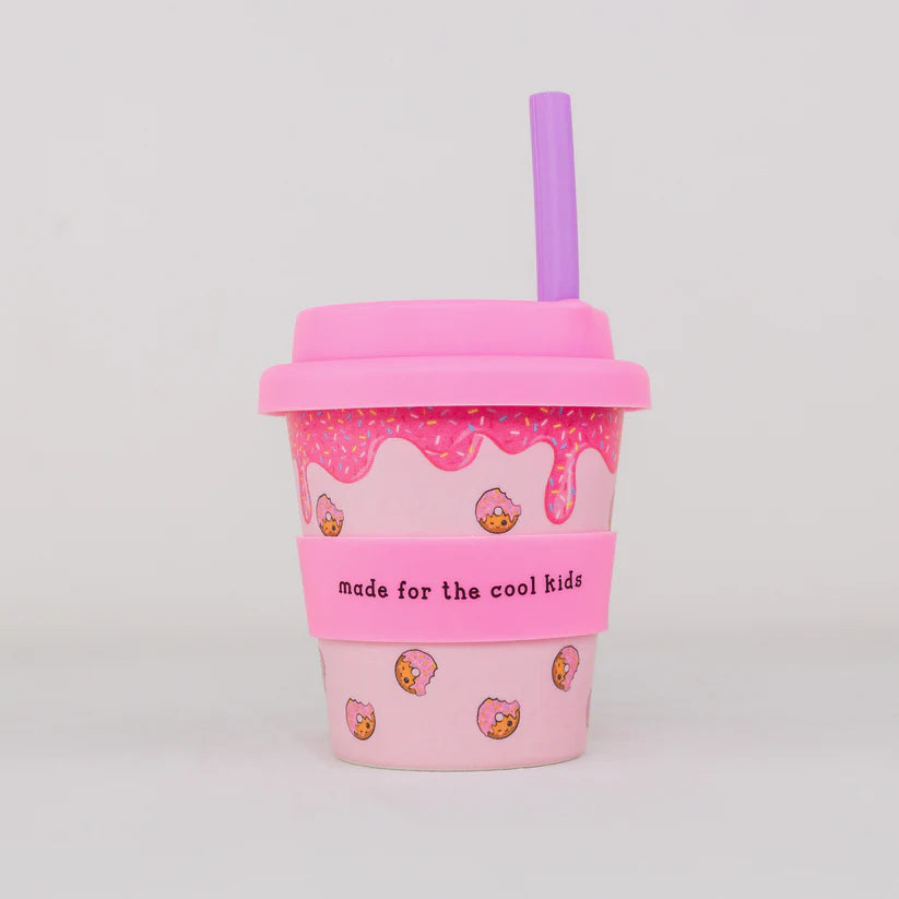 Doughnut Sprinkles Babyccino Cup + Straw & Pop-It Toy 120ml