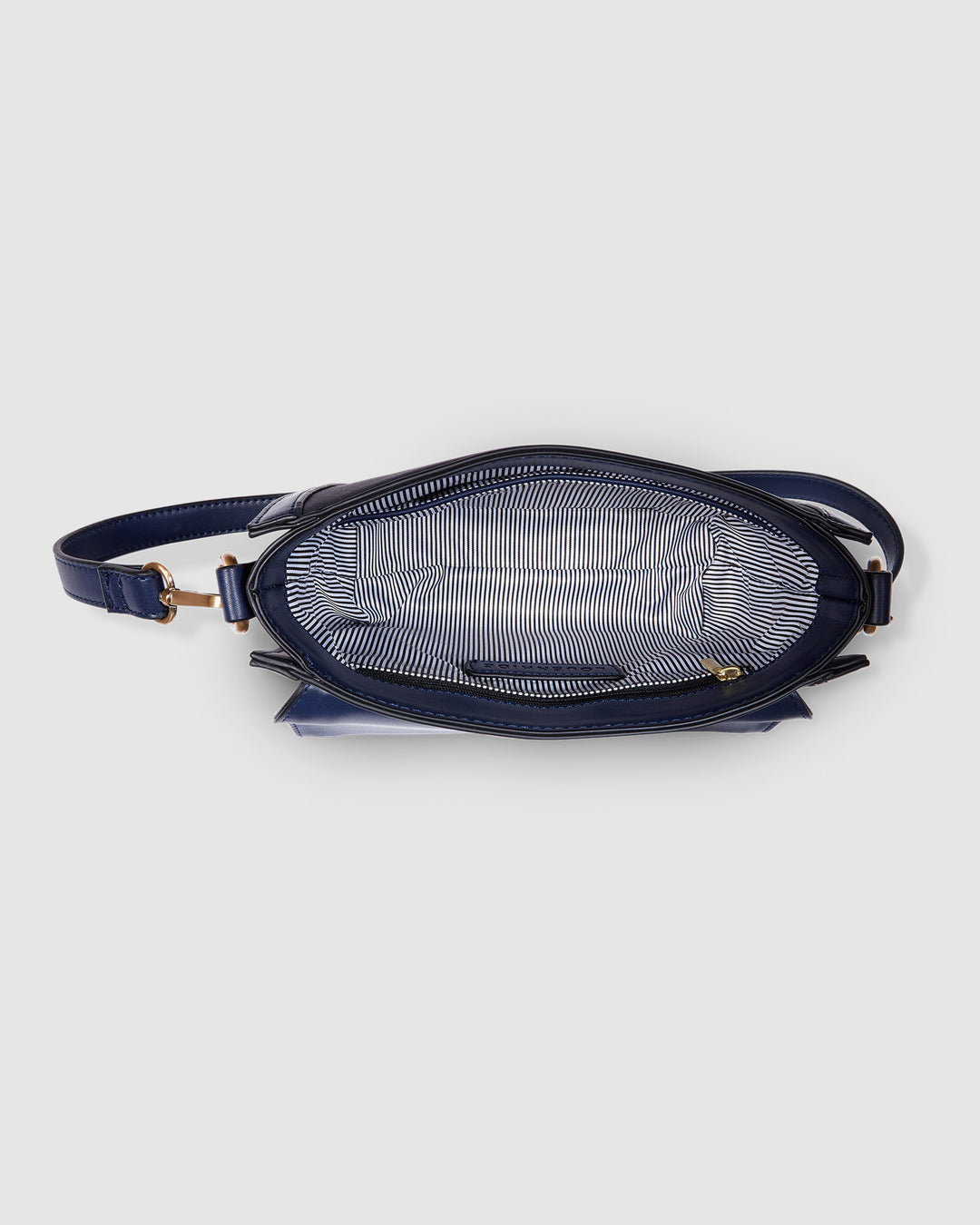 Gladstone Suede Navy Crossbody Bag