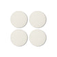 Ceramic Scallop Edge Coaster - Set of 4