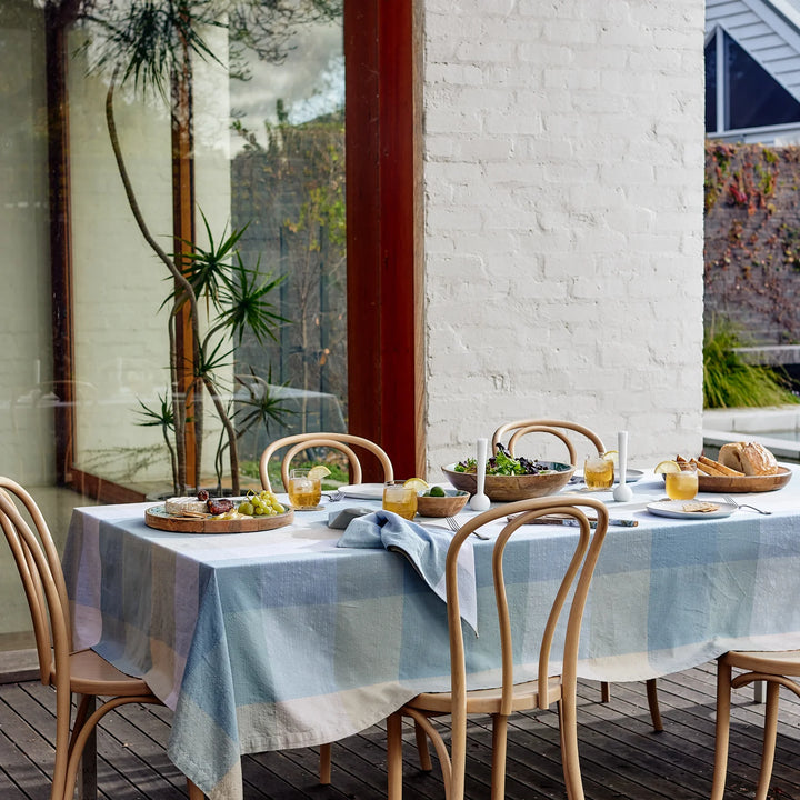 Portside Blue Tablecloth