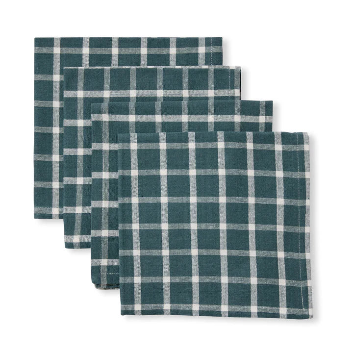 Walsh Check Napkin Set 4