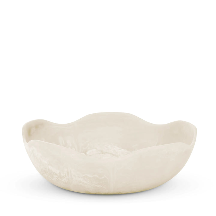 Aries Resin Salad Bowl Cream 36cm