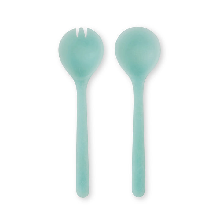 Aries Aqua Salad Server Set