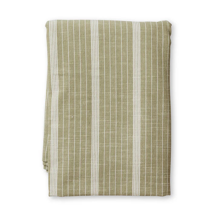 Abel Green Stripe Tablecloth 150x300cm