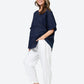 La Vie Pintuck Top - Sapphire
