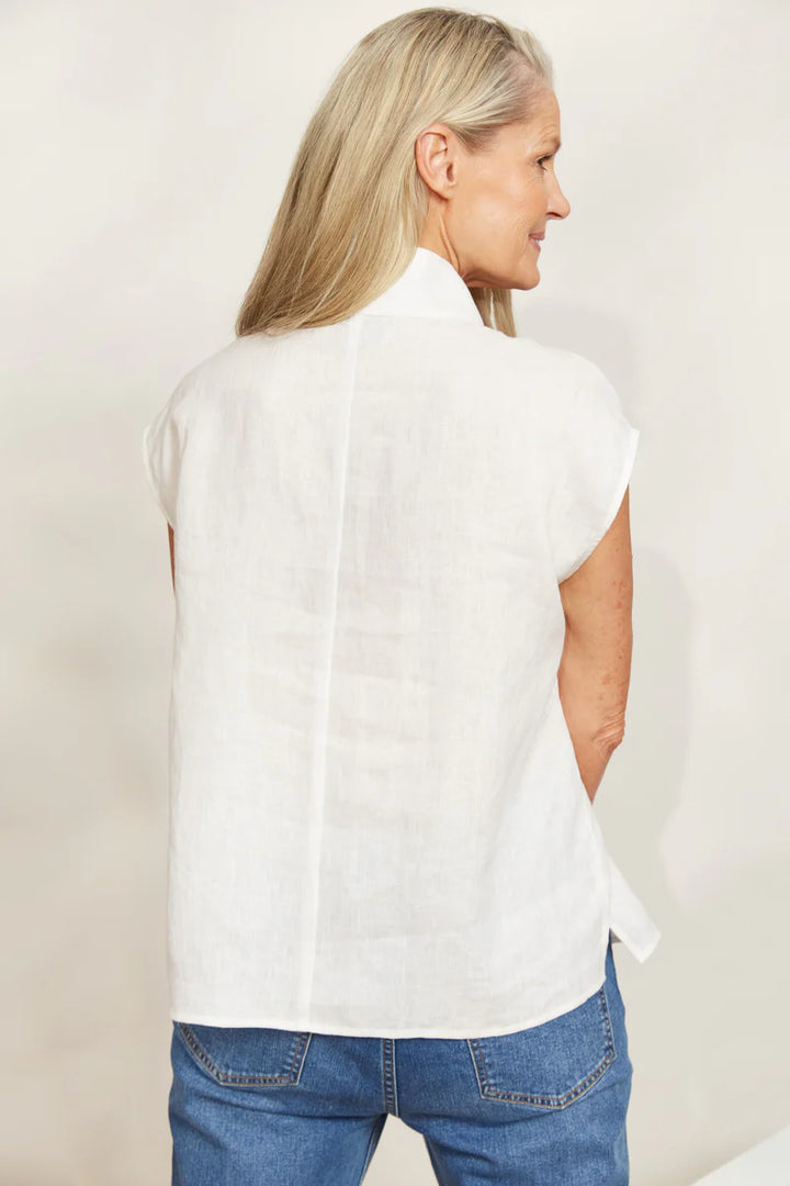 HALCYON BUTTON TOP - OPAL