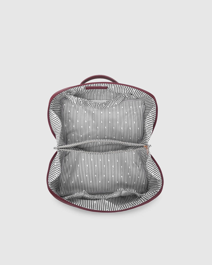 Orion & Ellis Burgundy Cosmetic Case Set