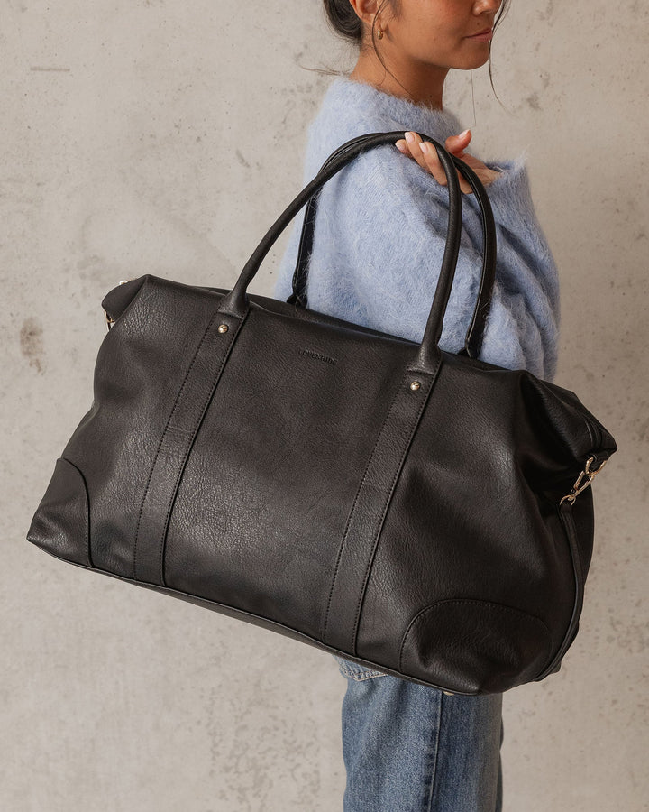 Alexis Stripe Weekender Travel Bags