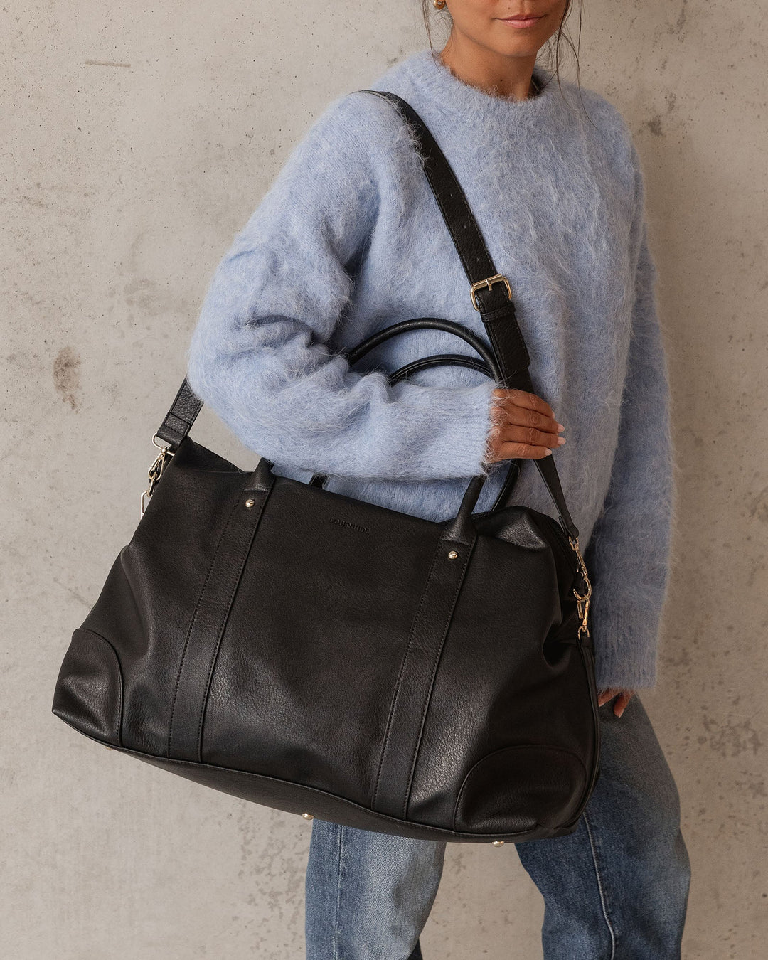 Alexis Stripe Weekender Travel Bags