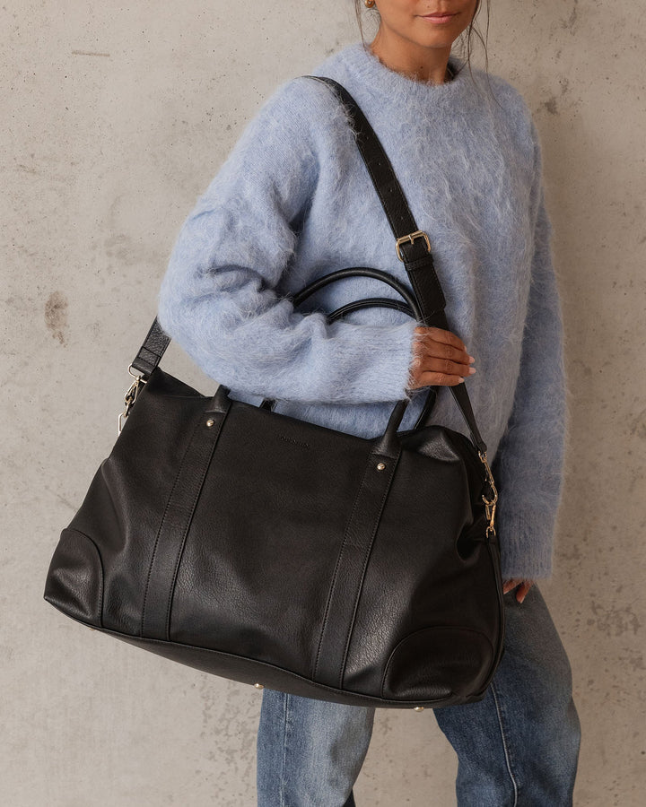 Alexis Stripe Weekender Travel Bags