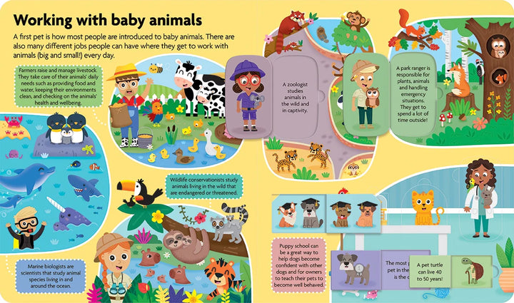 FunFacts - Lift the Flap Board Book - Baby Animals
