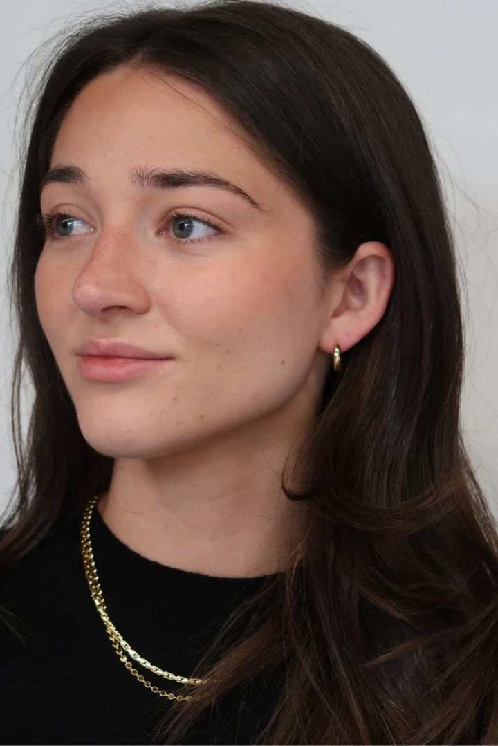 Kendall Hoop - Small - GOLD - Essential Earrings