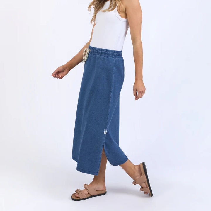 Elm | Travel Skirt - Denim Look