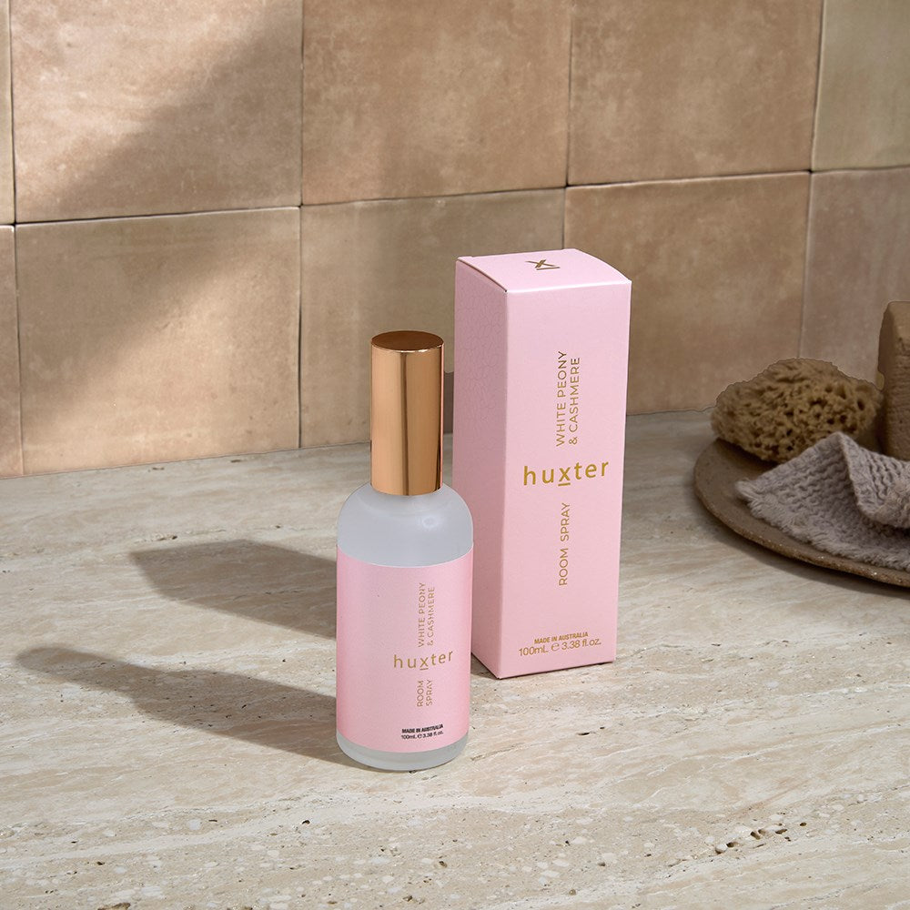 Room Spray - 100ml Boxed - Pink - White  Peony & Cashmere