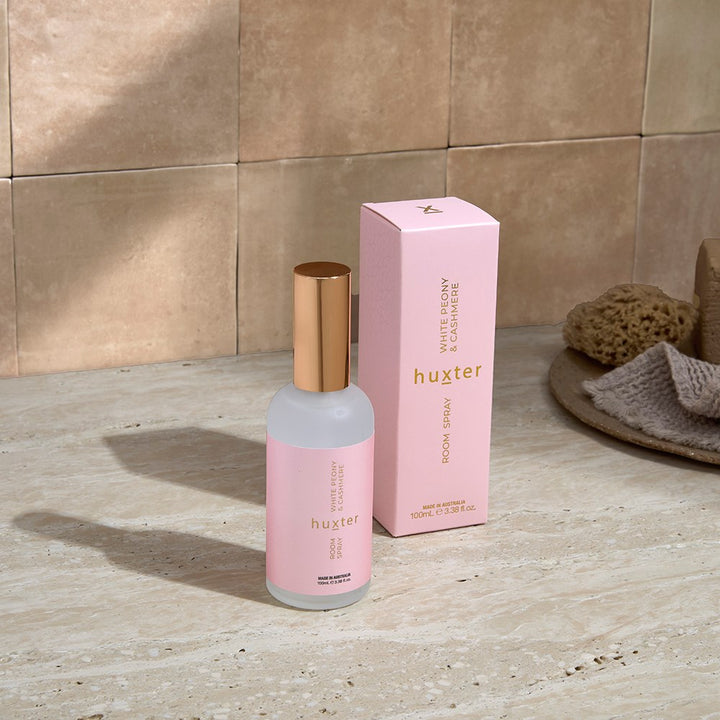 Room Spray - 100ml Boxed - Pink - White  Peony & Cashmere