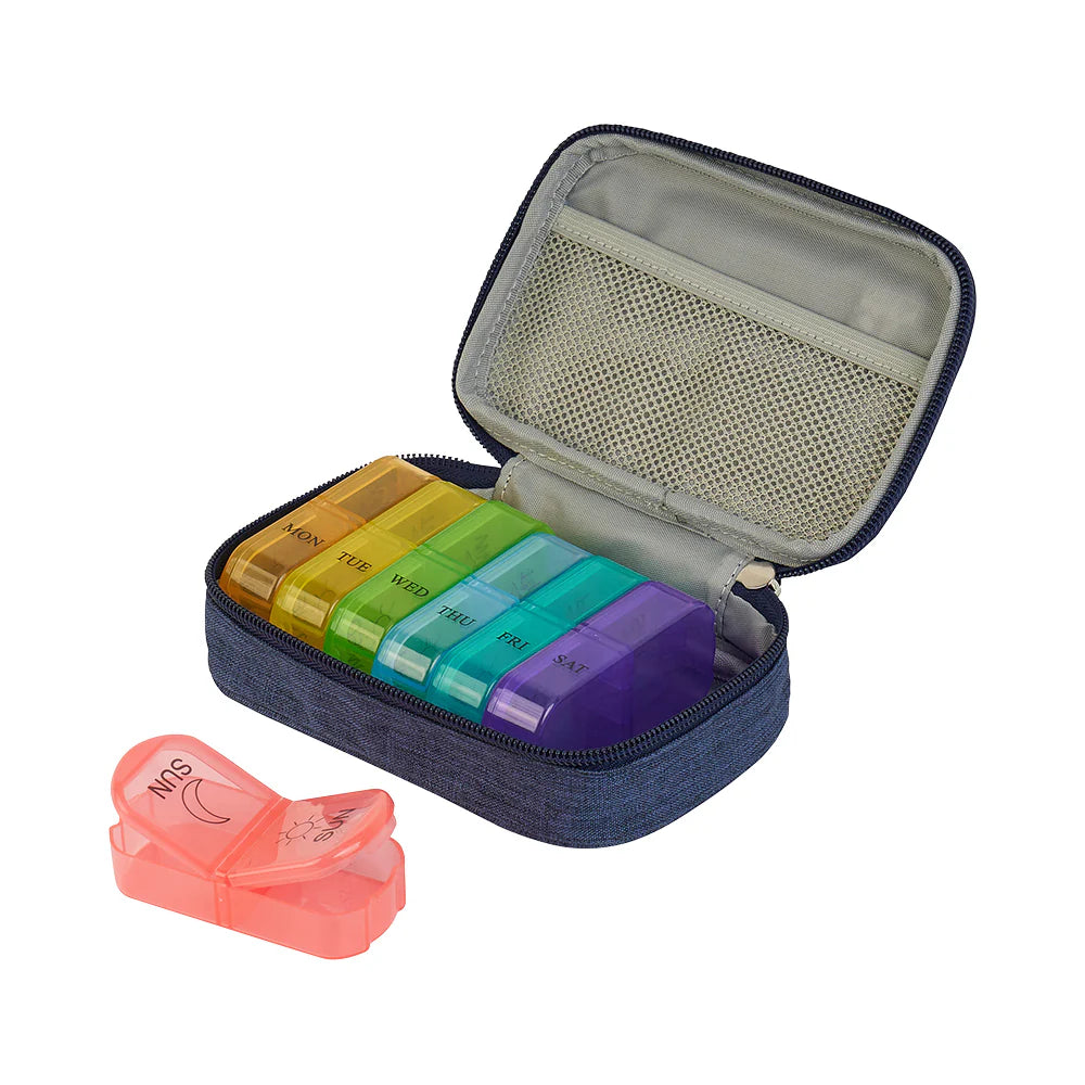 Travel Pill Carrier - Pink
