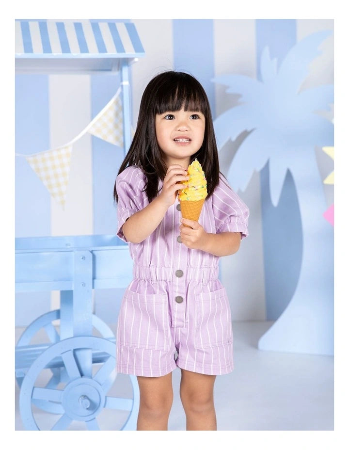 Penny Playsuit in Purple