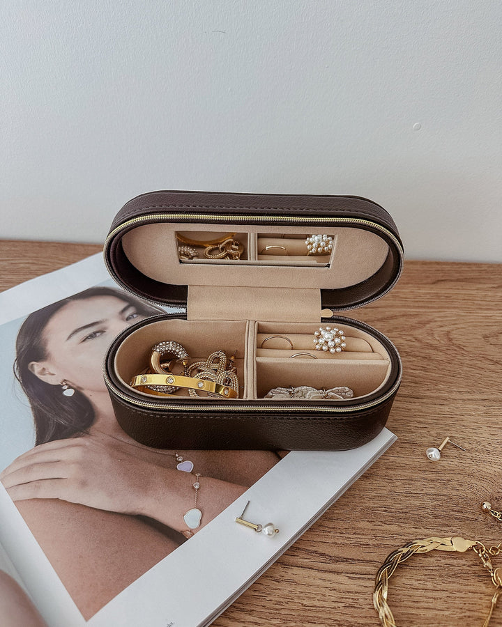 Charlee Jewellery Box- Chocolate