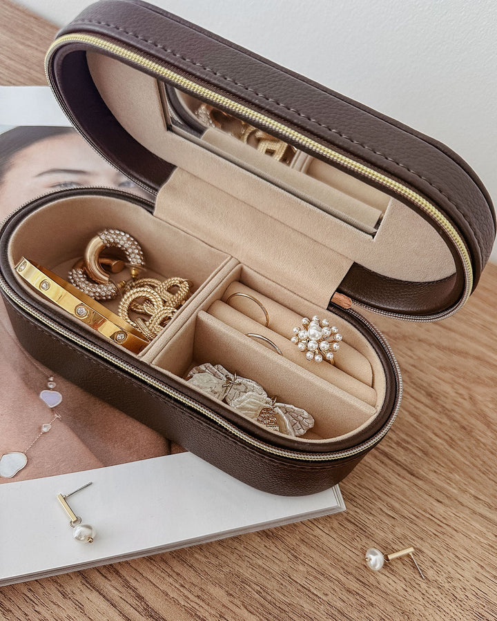 Charlee Jewellery Box- Chocolate