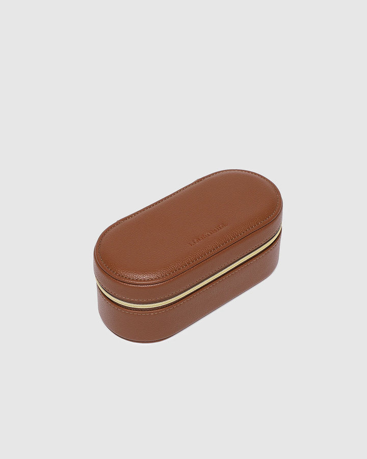 Charlee Jewellery Box- Tan