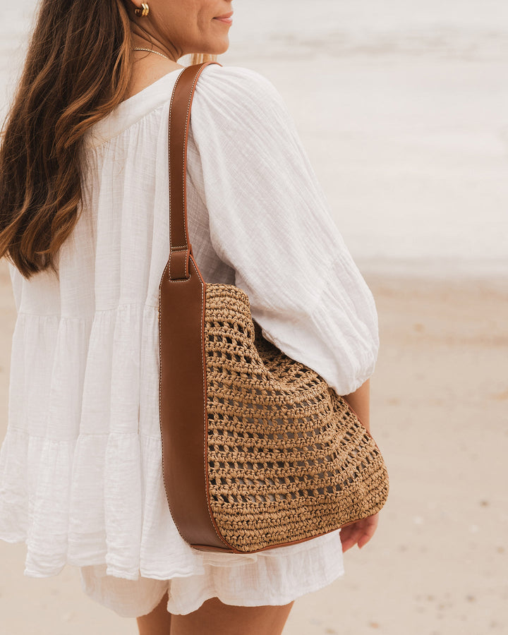 Louisa Shoulder Bag - Natural Tan