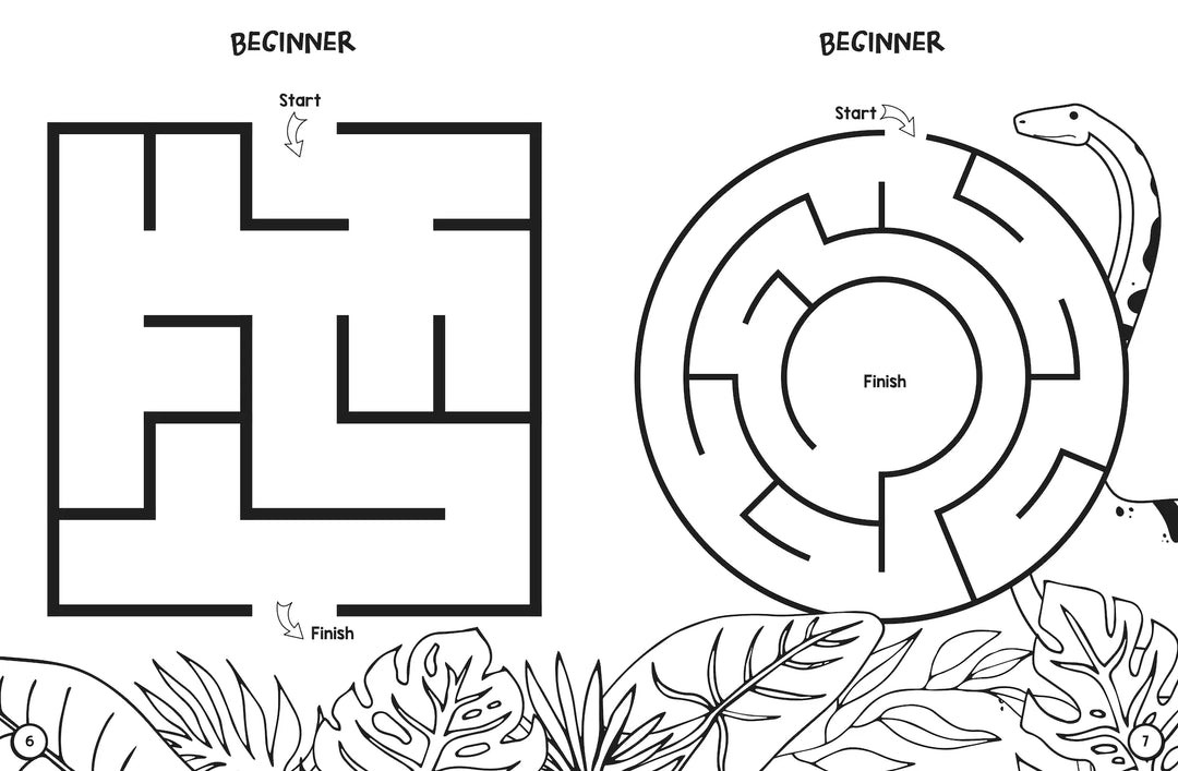 Colouring and Mazes - Kawaii