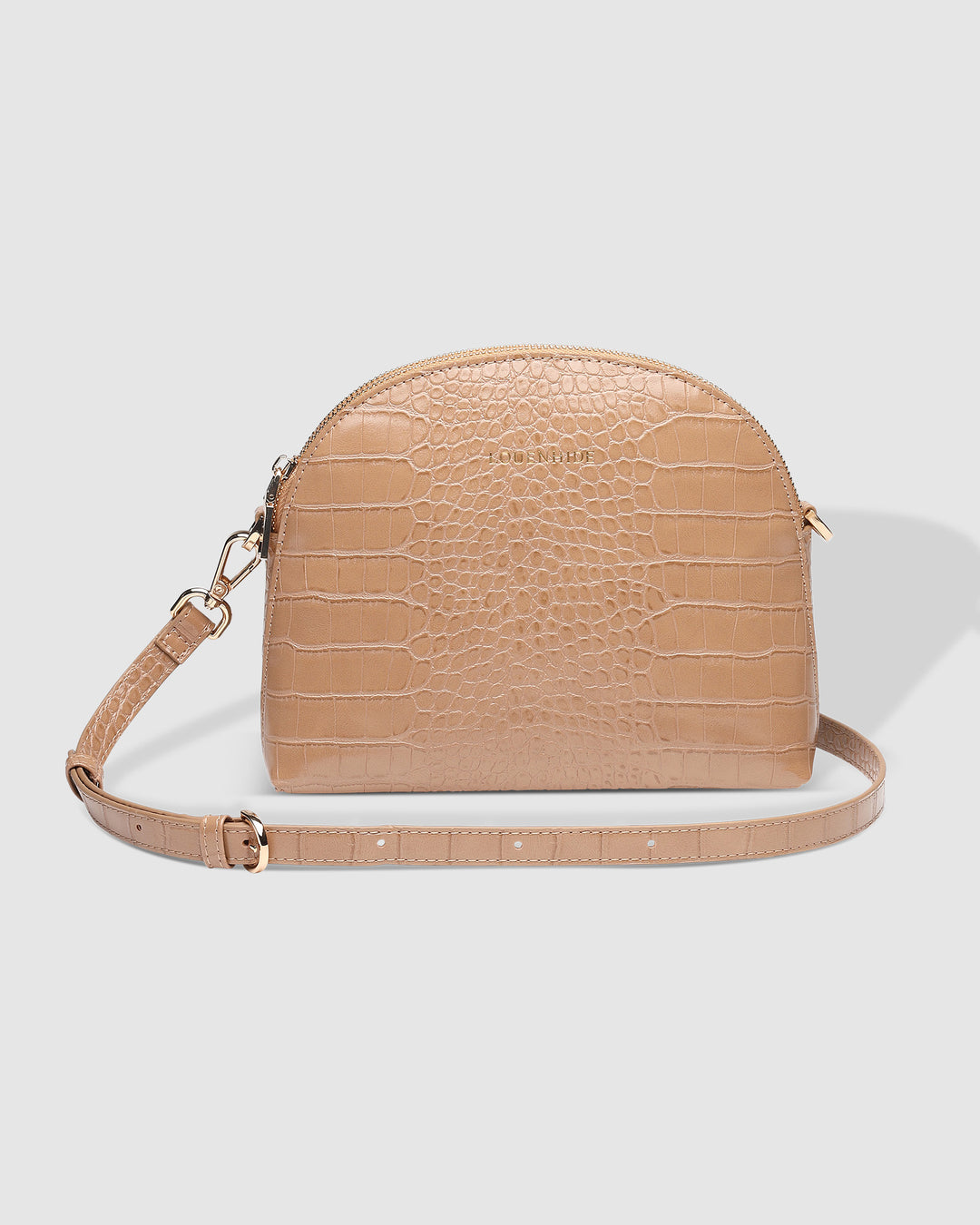 Lolita Crossbody Bag - Croc Camel