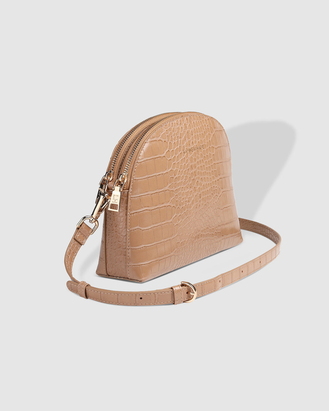 Lolita Crossbody Bag - Croc Camel