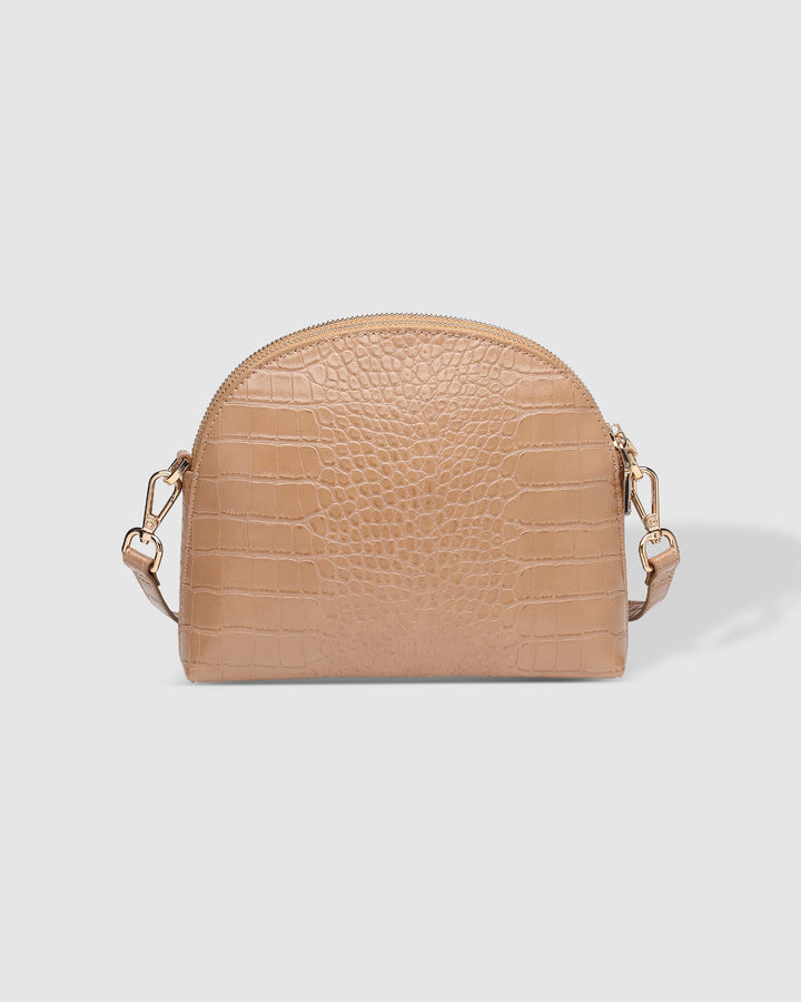 Lolita Crossbody Bag - Croc Camel