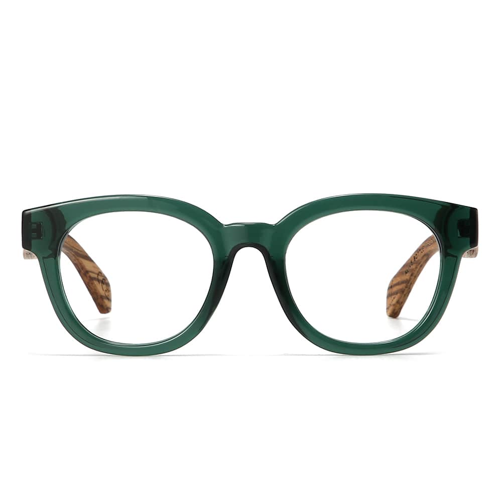 ALIVE BOTTLE GREEN l Wooden Magnifying Reader
