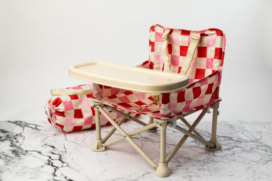 Campie Chair - Pink Gingham