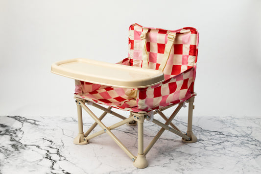 Campie Chair - Pink Gingham