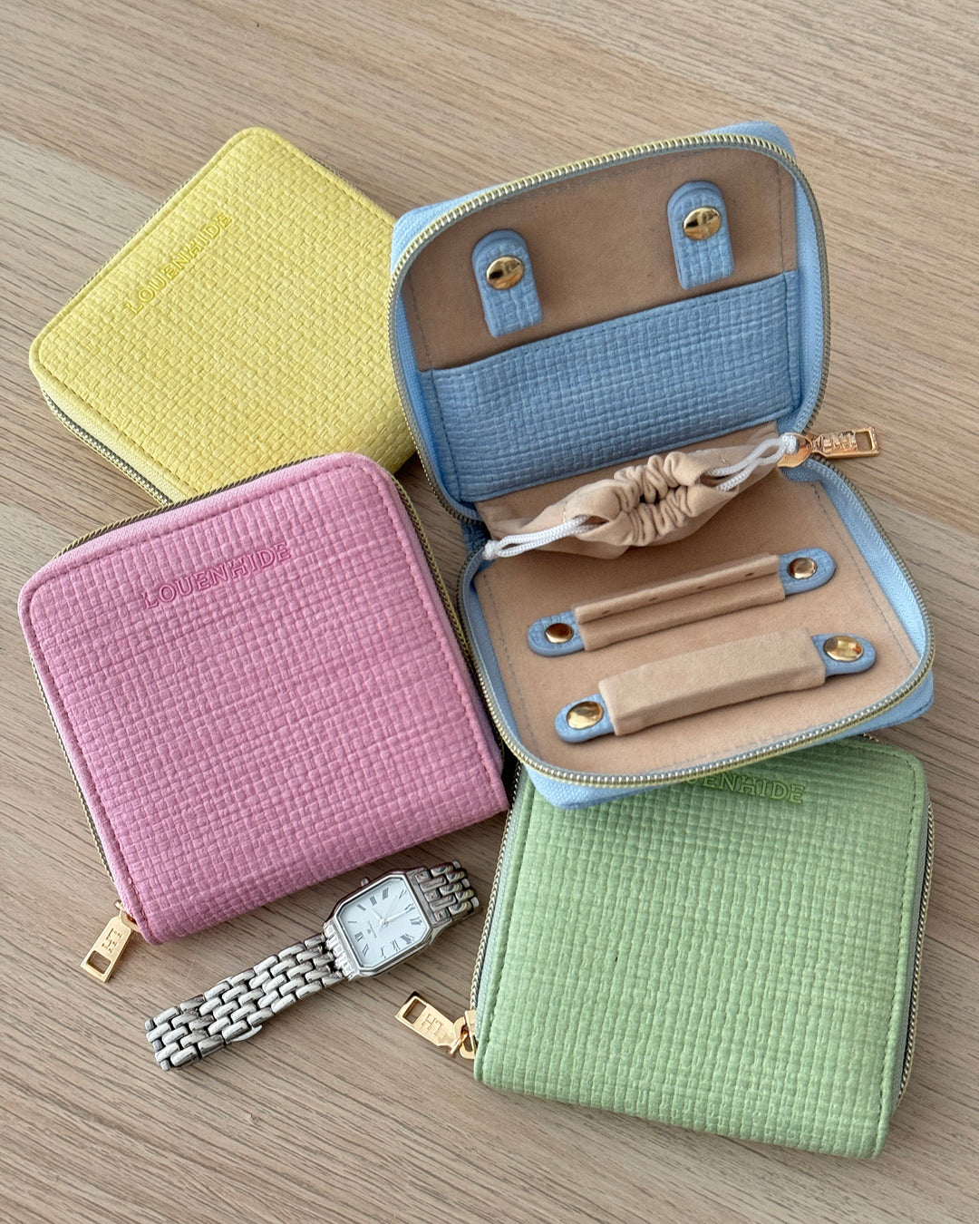 Juniper Jewellery Case - Pastel Blue