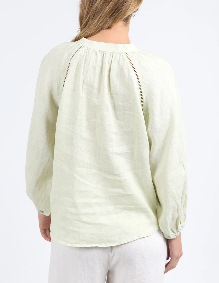 Corsica Blouse Fog Green