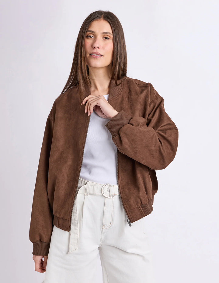EVIE SUEDE BOMBER