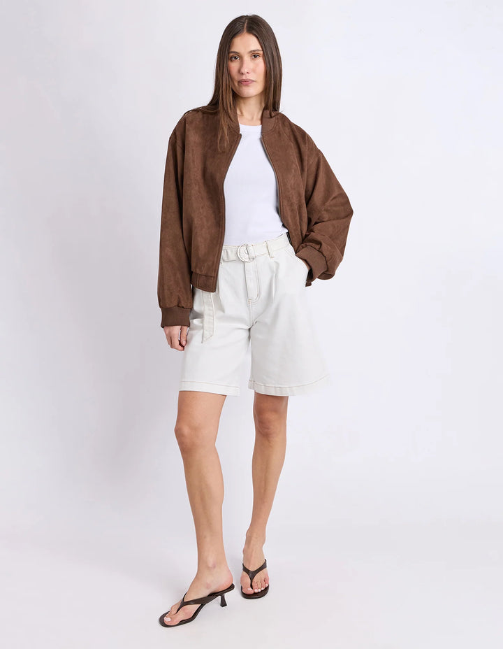 EVIE SUEDE BOMBER