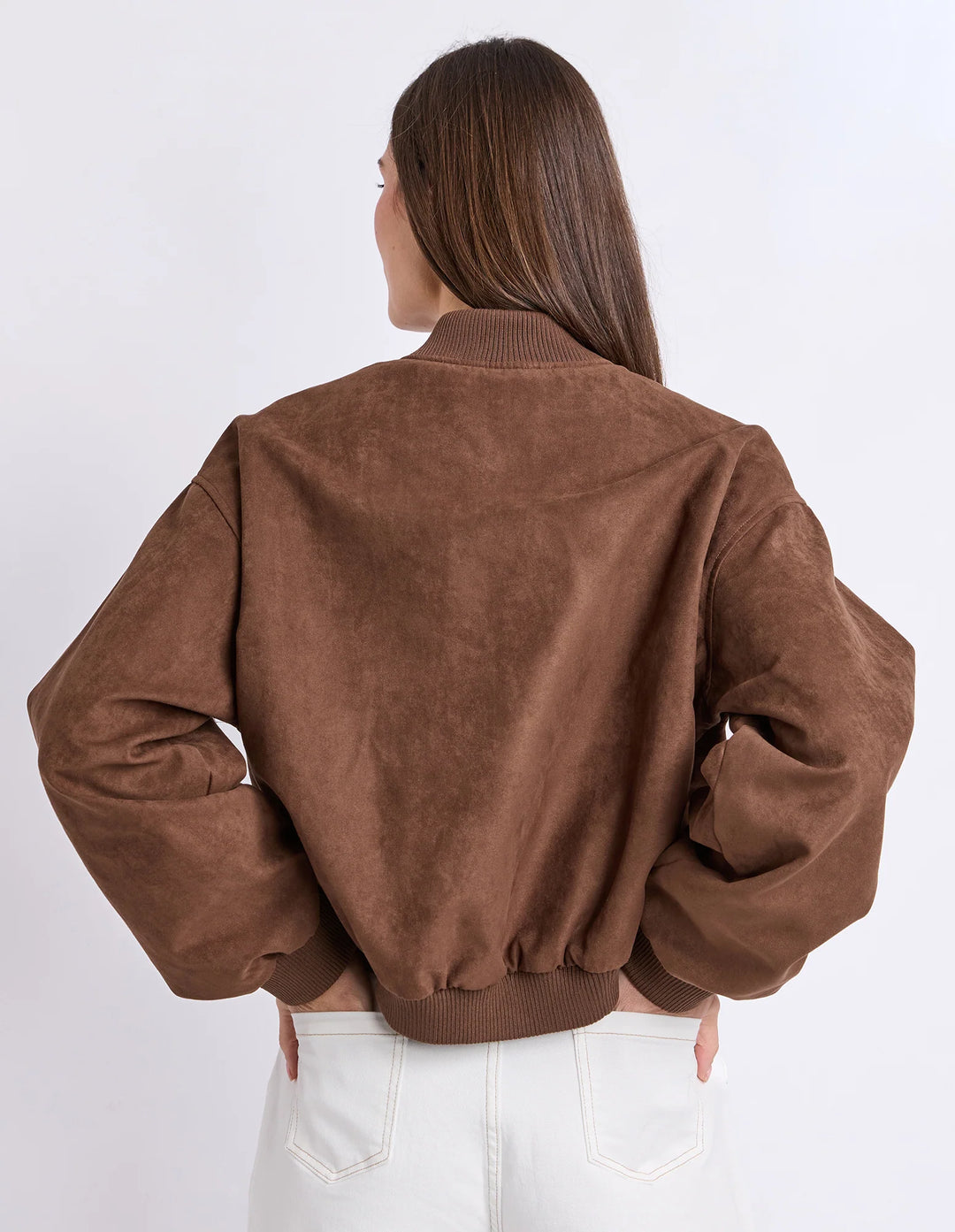 EVIE SUEDE BOMBER