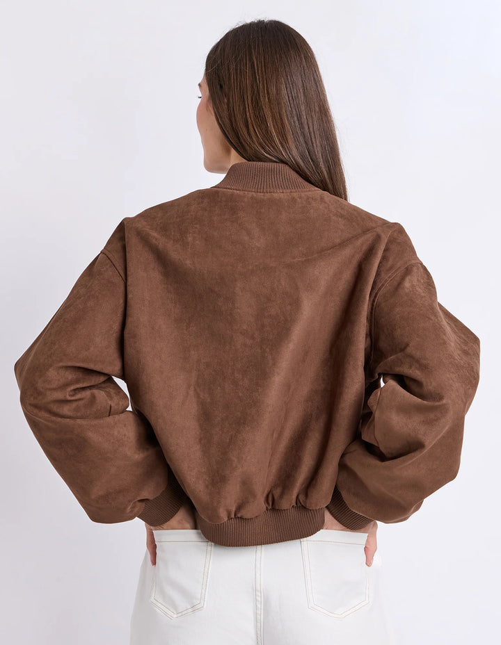 EVIE SUEDE BOMBER