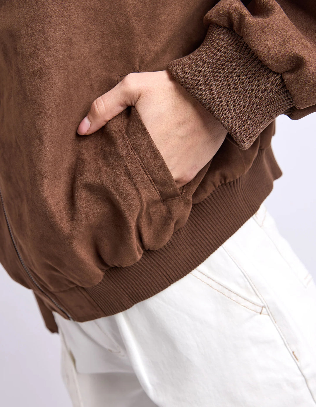 EVIE SUEDE BOMBER