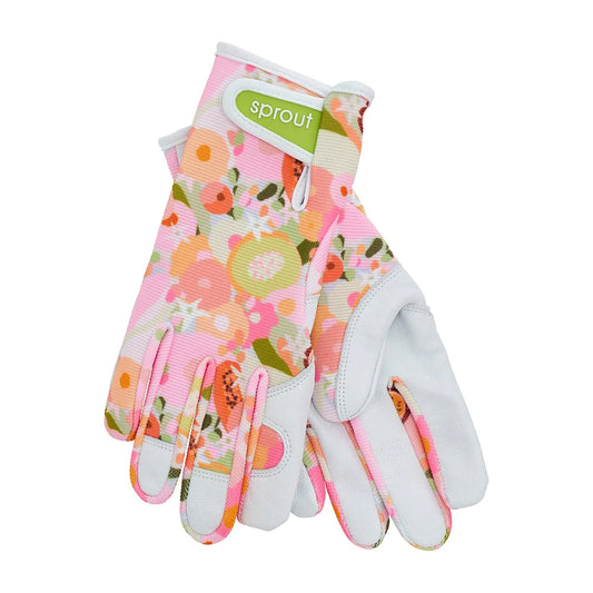 Sprout Goatskin Gloves - Prints