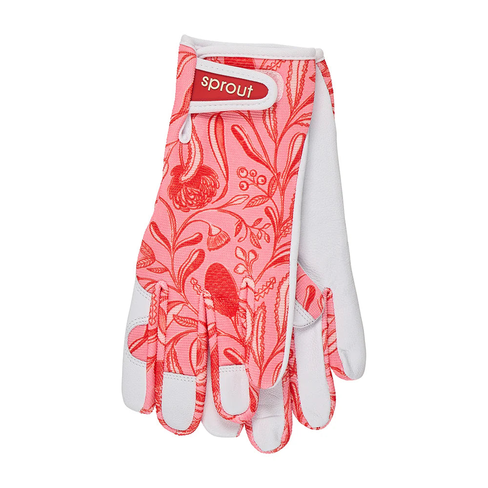 Sprout Goatskin Gloves - Prints