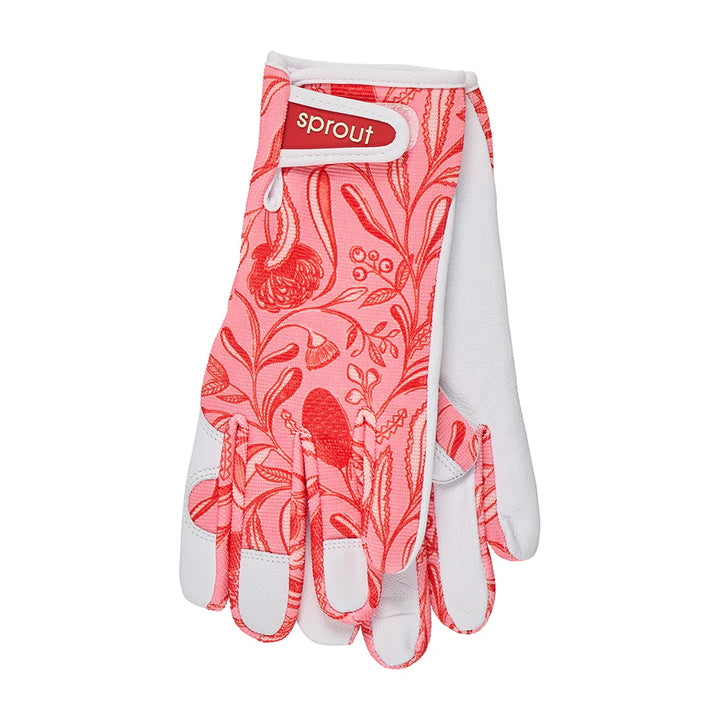 Sprout Goatskin Gloves - Prints