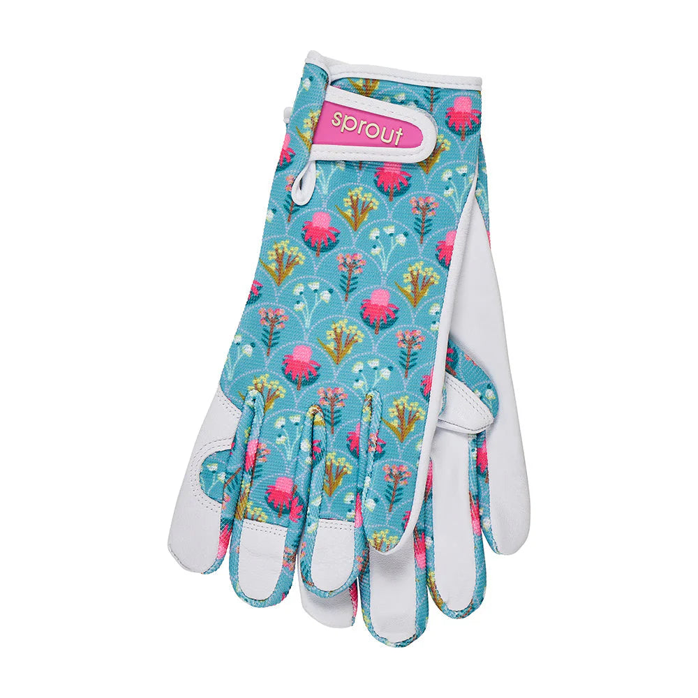 Sprout Goatskin Gloves - Prints