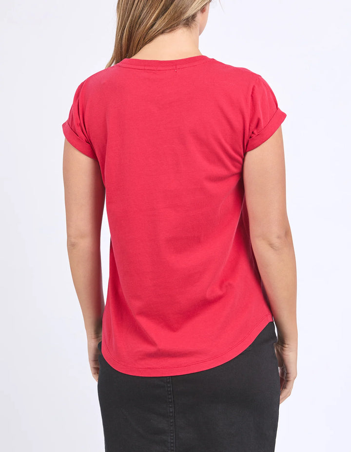 Signature Tee Crimson