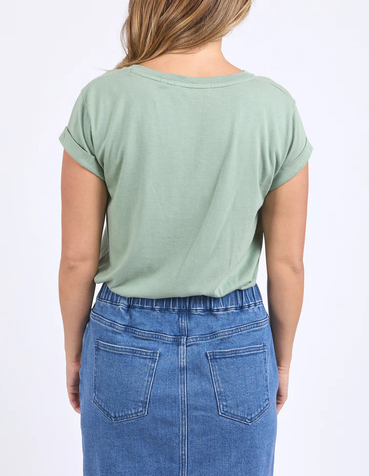 Manly Vee Tee Iceberg Green