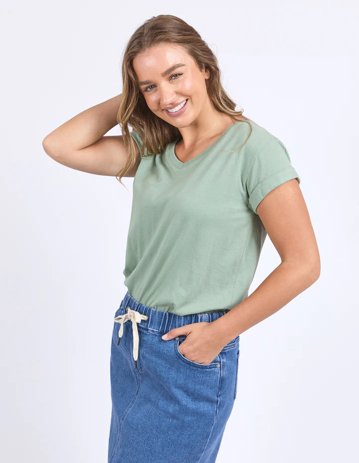 Manly Vee Tee Iceberg Green